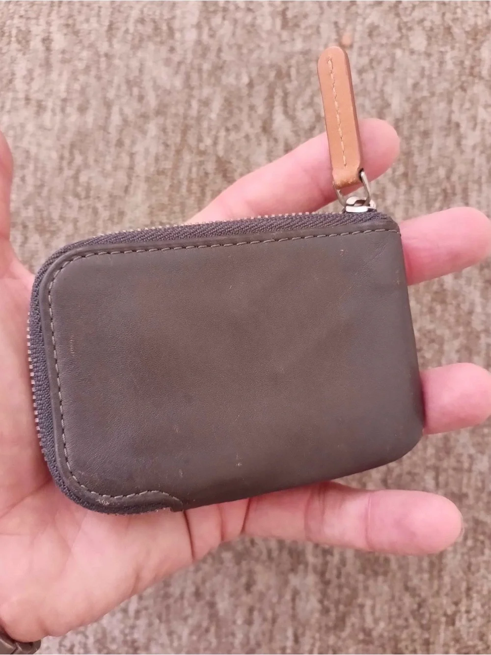 Bellroy Bellroy Card Pocket Leather Zip Wallet Card Holder